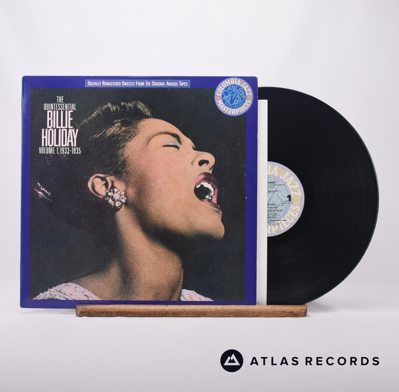 Billie Holiday The Quintessential Billie Holiday Volume 1, 1933-1935 LP Vinyl Record - Front Cover & Record