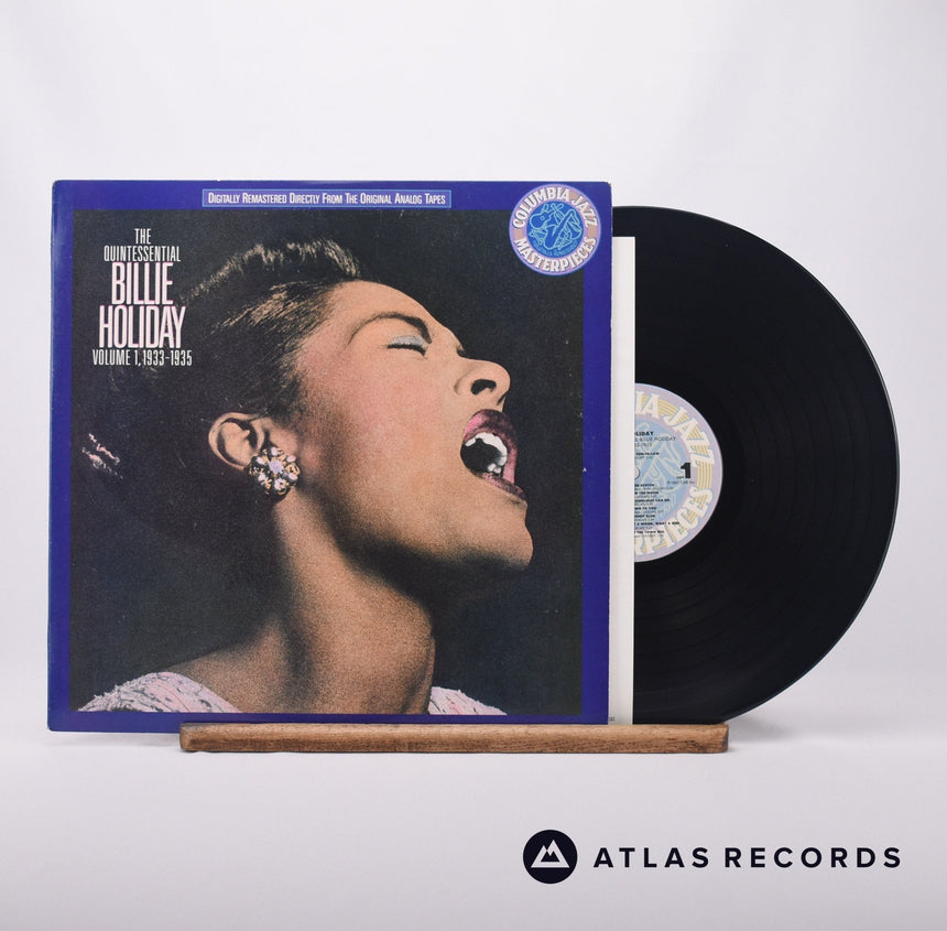 Billie Holiday The Quintessential Billie Holiday Volume 1, 1933-1935 LP Vinyl Record - Front Cover & Record