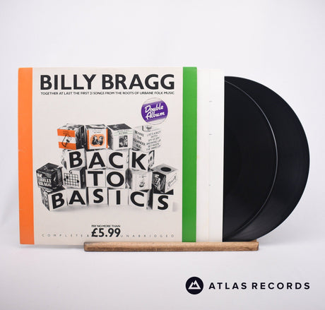 Billy Bragg Back To Basics 2 x LP Vinyl Record - Front Cover & Record