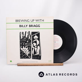 Billy Bragg Brewing Up With Billy Bragg LP Vinyl Record - Front Cover & Record