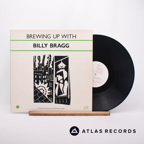 Billy Bragg Brewing Up With Billy Bragg LP Vinyl Record - Front Cover & Record