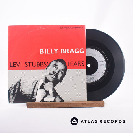 Billy Bragg Levi Stubbs' Tears 7" Vinyl Record - Front Cover & Record