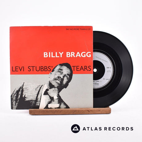 Billy Bragg Levi Stubbs' Tears 7" Vinyl Record - Front Cover & Record