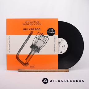 Billy Bragg Life's A Riot With Spy Vs Spy 12" Vinyl Record - Front Cover & Record