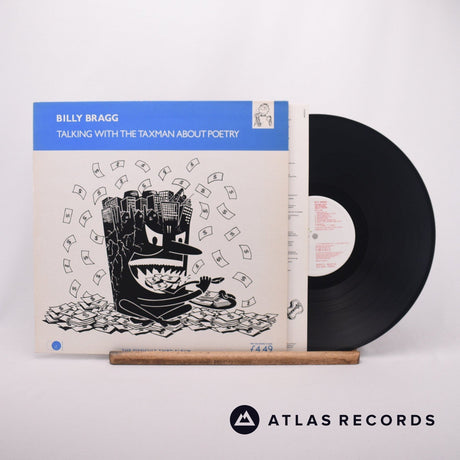 Billy Bragg Talking With The Taxman About Poetry LP Vinyl Record - Front Cover & Record