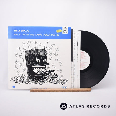 Billy Bragg Talking With The Taxman About Poetry LP Vinyl Record - Front Cover & Record