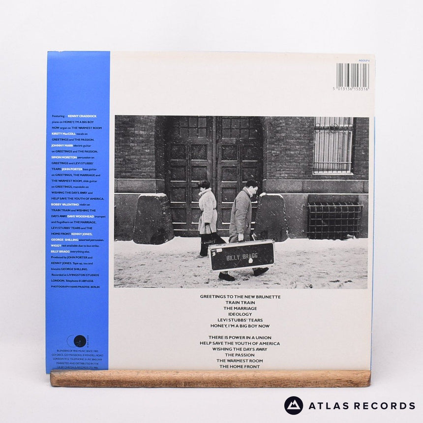 Billy Bragg - Talking With The Taxman About Poetry - LP Vinyl Record - EX/EX