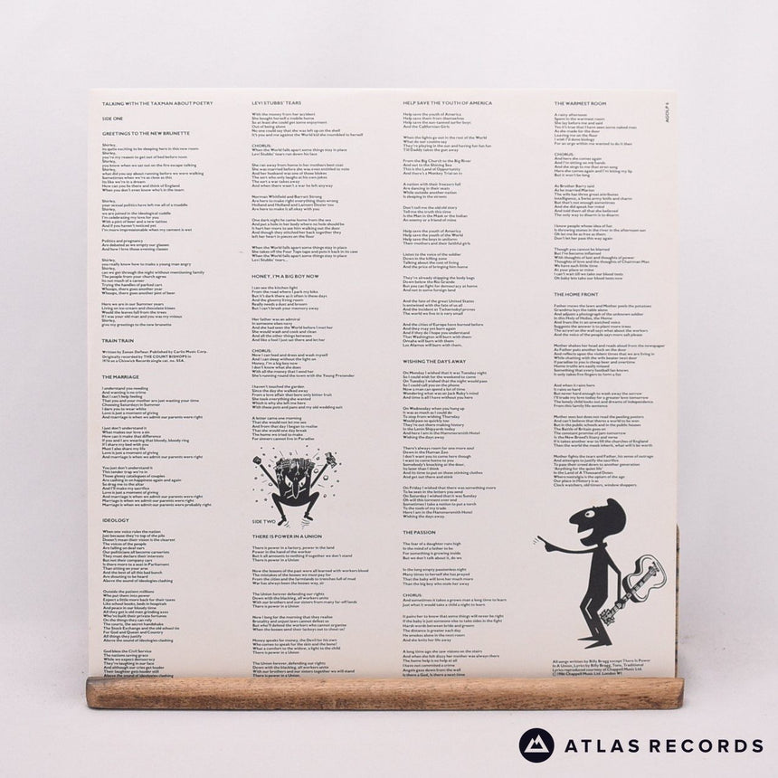 Billy Bragg - Talking With The Taxman About Poetry - LP Vinyl Record - EX/EX