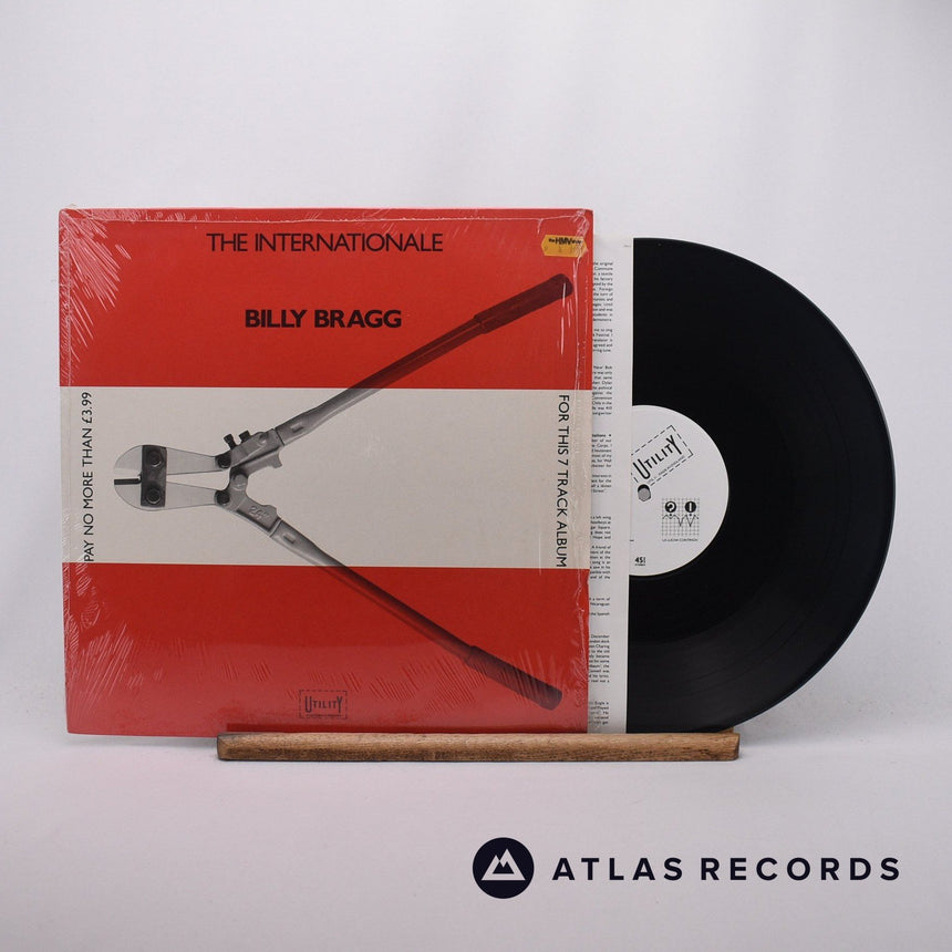 Billy Bragg The Internationale LP Vinyl Record - Front Cover & Record