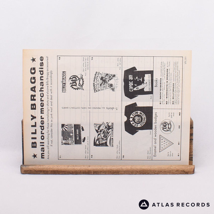 Billy Bragg - The Internationale - +A +B LP Vinyl Record - EX/EX