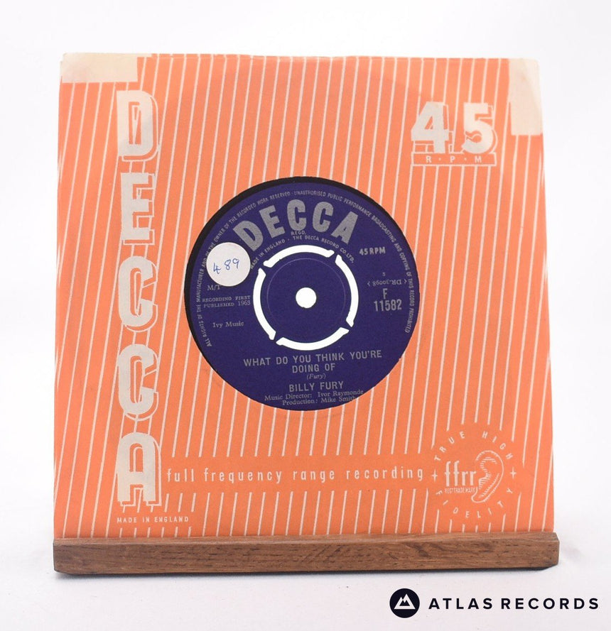 Billy Fury - Like I've Never Been Gone - 7" Vinyl Record - EX/EX