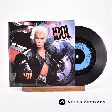 Billy Idol Don't Need A Gun 7" Vinyl Record - Front Cover & Record