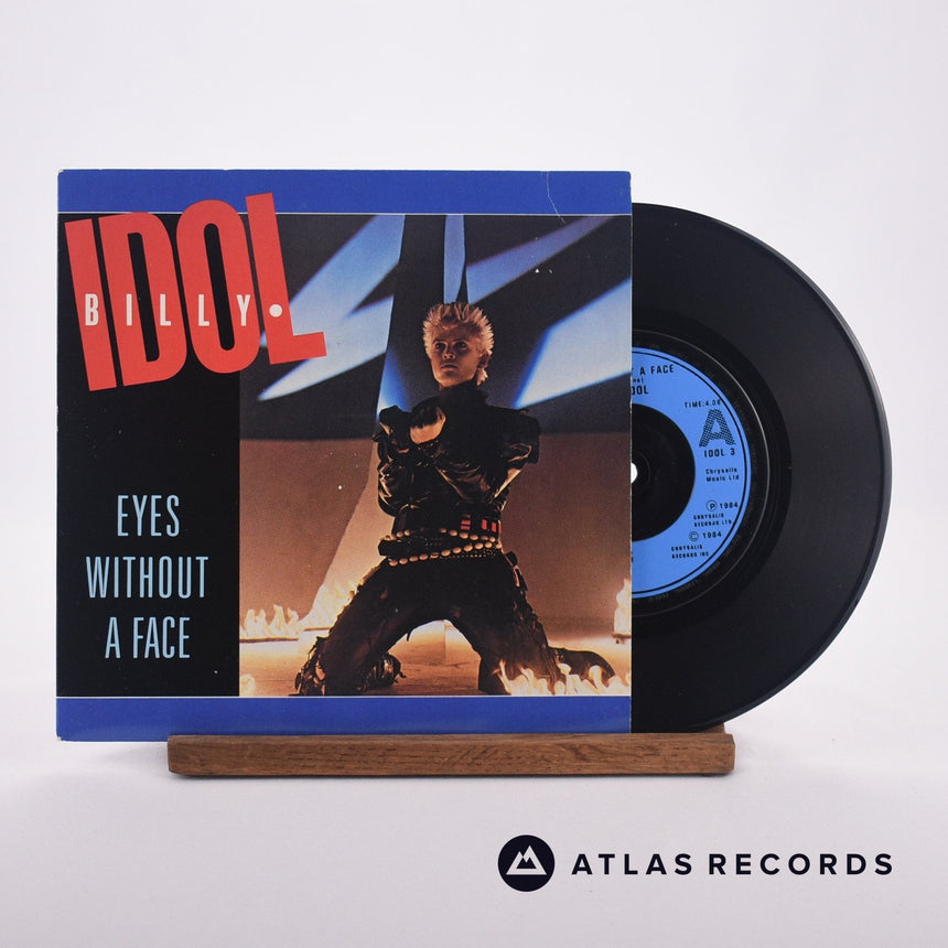 Billy Idol Eyes Without A Face 7" Vinyl Record - Front Cover & Record