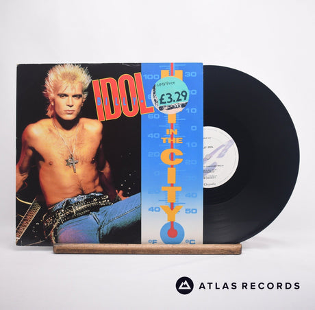 Billy Idol Hot In The City 12" Vinyl Record - Front Cover & Record