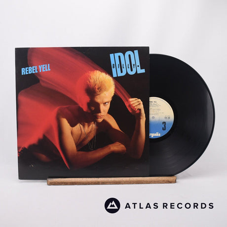 Billy Idol Rebel Yell LP Vinyl Record - Front Cover & Record