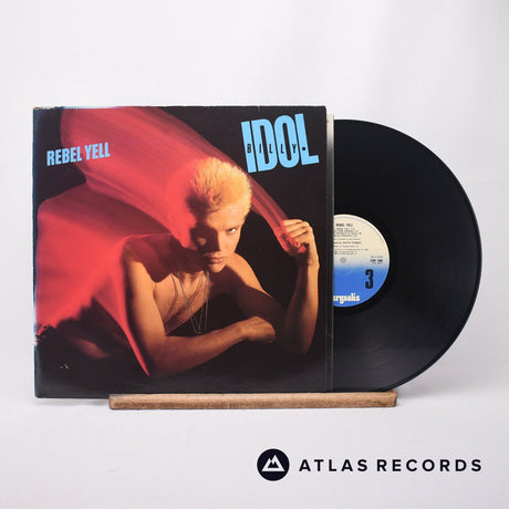 Billy Idol Rebel Yell LP Vinyl Record - Front Cover & Record