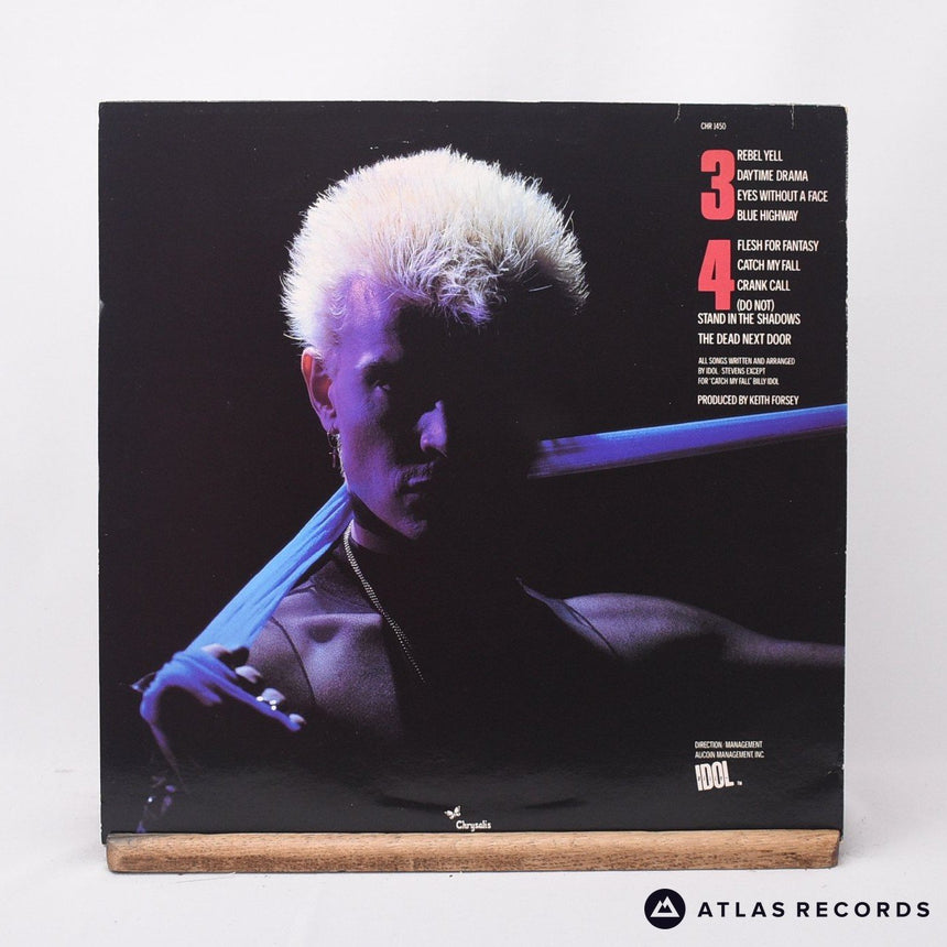 Billy Idol - Rebel Yell - LP Vinyl Record - VG+/VG+