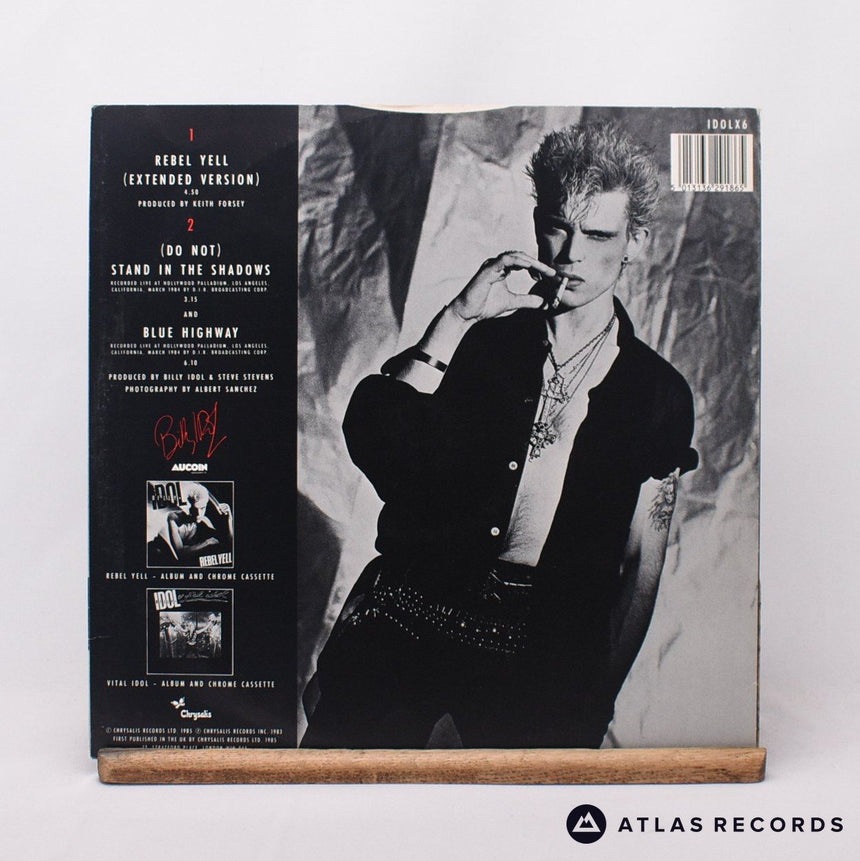 Billy Idol - Rebel Yell (Extended Version) - 12" Vinyl Record - VG+/VG+