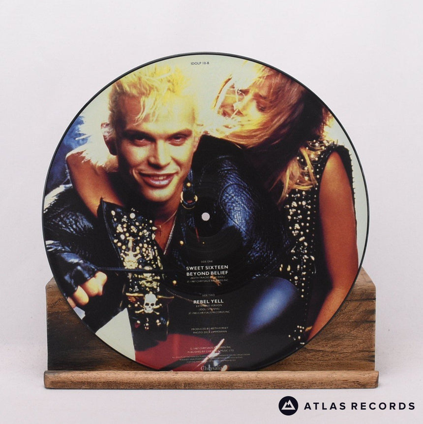 Billy Idol - Sweet Sixteen - Picture Disc 12" Vinyl Record - VG+