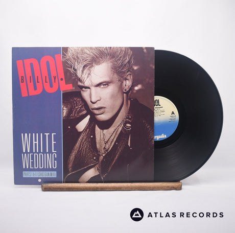 Billy Idol White Wedding Parts I & II 12" Vinyl Record - Front Cover & Record