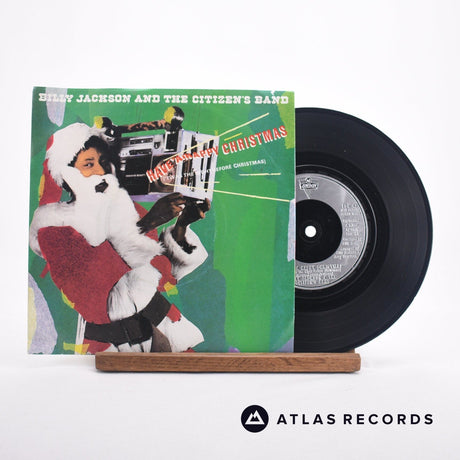 Billy Jackson & The Citizens' Band Have A Happy Christmas 7" Vinyl Record - Front Cover & Record