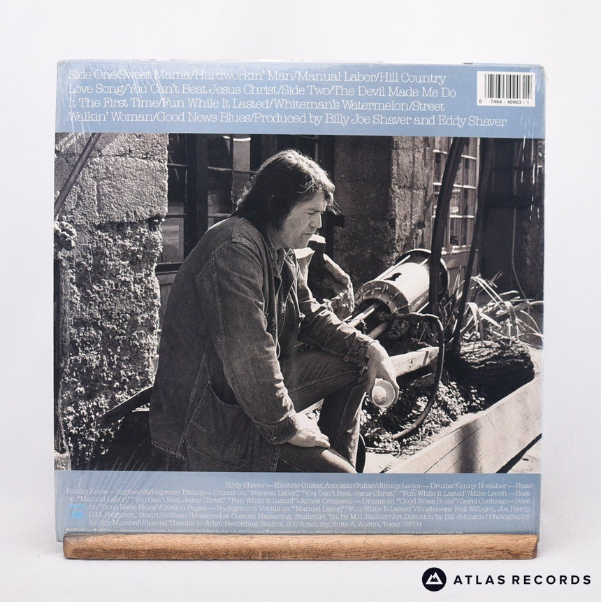 Billy Joe Shaver - Salt Of The Earth - Us 1A 1B LP Vinyl Record - EX/NM