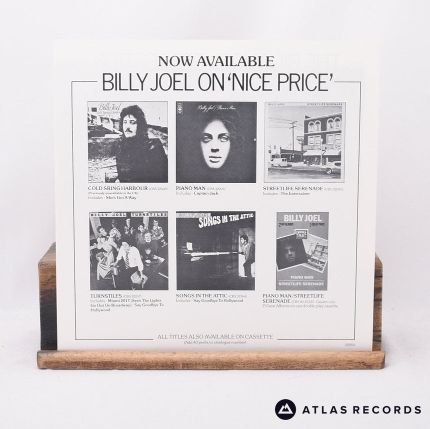 Billy Joel - An Innocent Man - Insert Reissue LP Vinyl Record - EX/EX