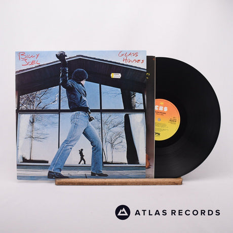 Billy Joel Glass Houses LP Vinyl Record - Front Cover & Record