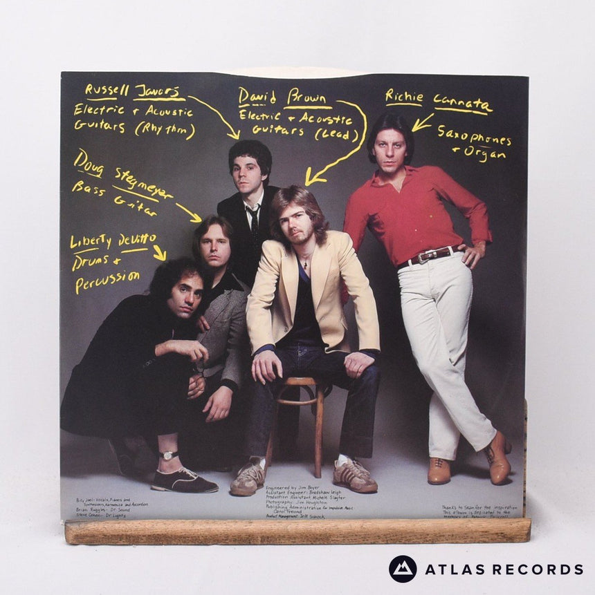 Billy Joel - Glass Houses - Insert LP Vinyl Record - EX/EX