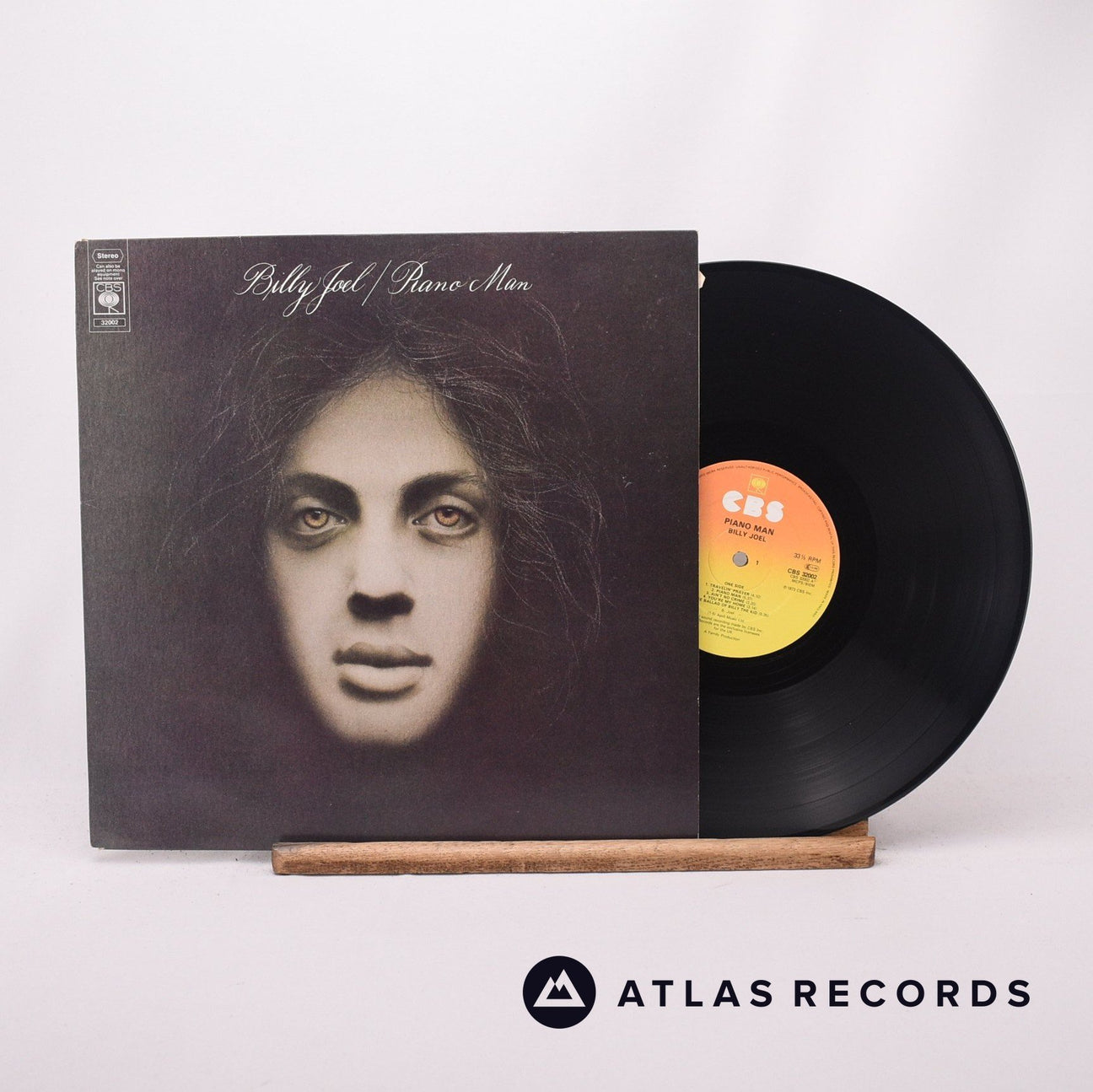 Billy Joel Piano Man LP Vinyl Record - Front Cover & Record