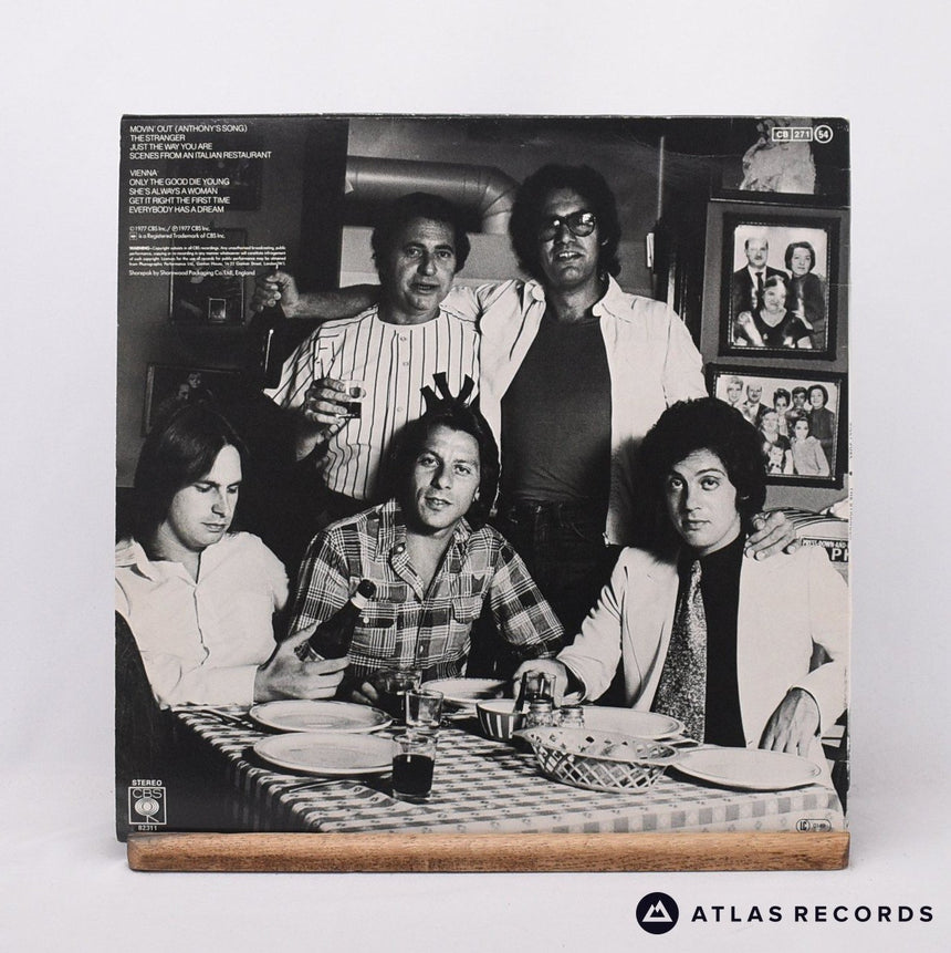 Billy Joel - The Stranger - Lyric Sheet Repress LP Vinyl Record - VG+/EX