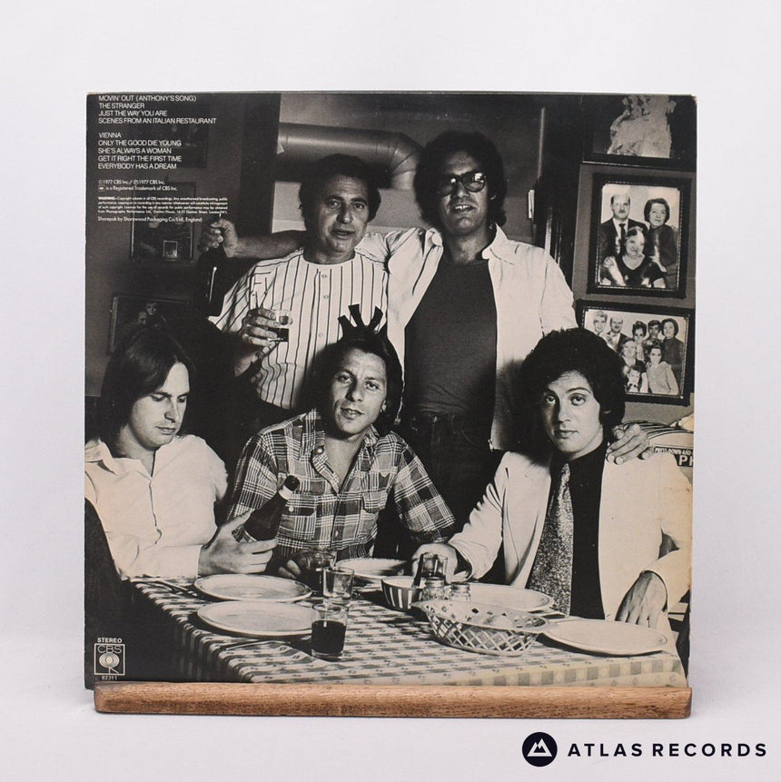 Billy Joel - The Stranger - Lyric Sheet A1 B1 LP Vinyl Record - VG+/EX