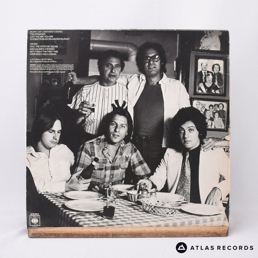 Billy Joel - The Stranger - A2 B4 LP Vinyl Record - VG+/EX