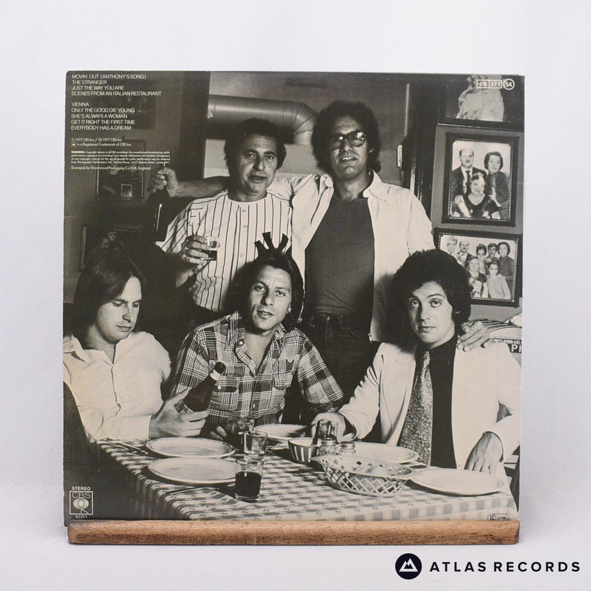 Billy Joel - The Stranger - Lyric Sheet LP Vinyl Record - EX/EX