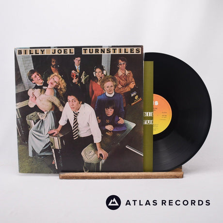 Billy Joel Turnstiles LP Vinyl Record - Front Cover & Record