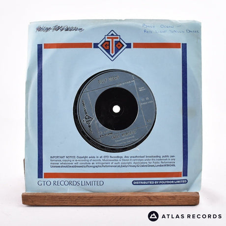 Billy Ocean - Red Light Spells Danger - 7" Vinyl Record - VG+/VG+