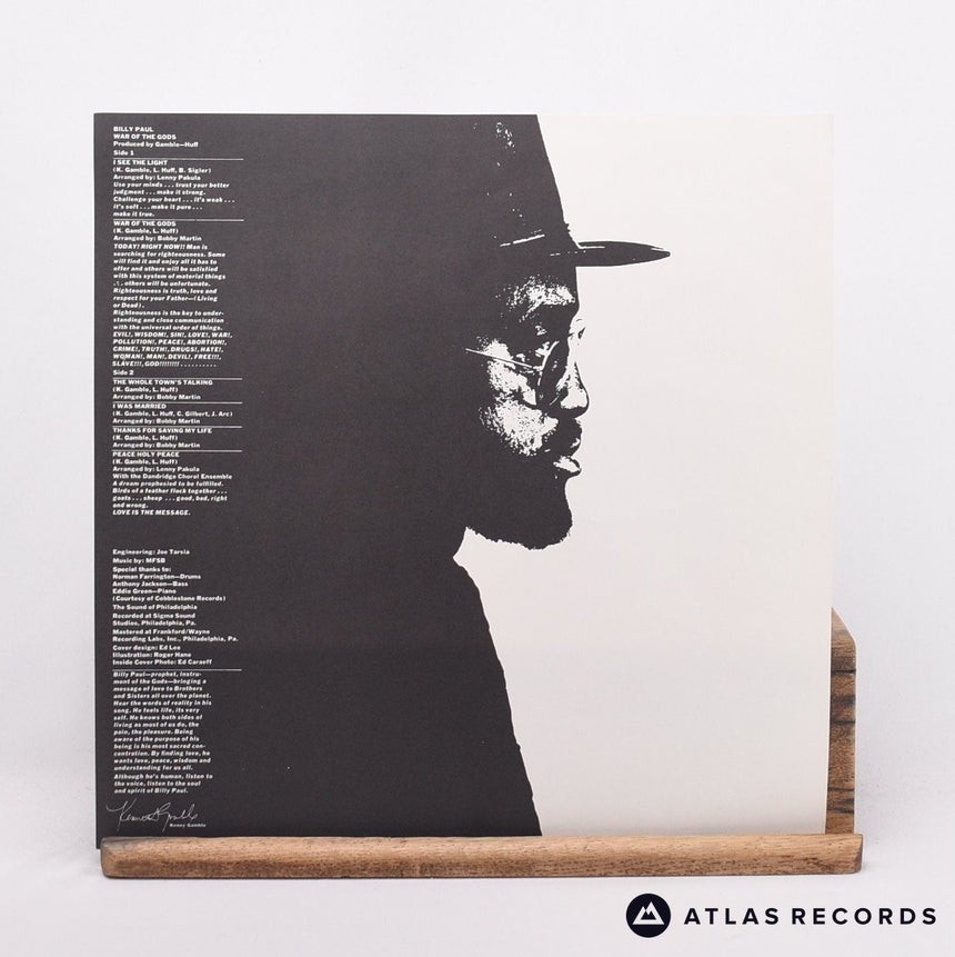 Billy Paul - War Of The Gods - Insert Gatefold LP Vinyl Record - EX/EX