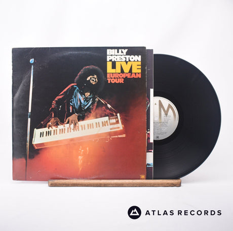 Billy Preston Live European Tour LP Vinyl Record - Front Cover & Record