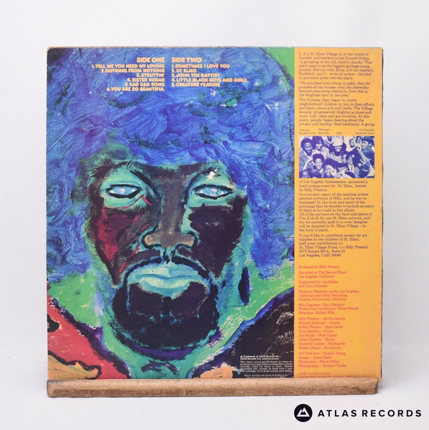 Billy Preston - The Kids & Me - LP Vinyl Record - VG+/EX