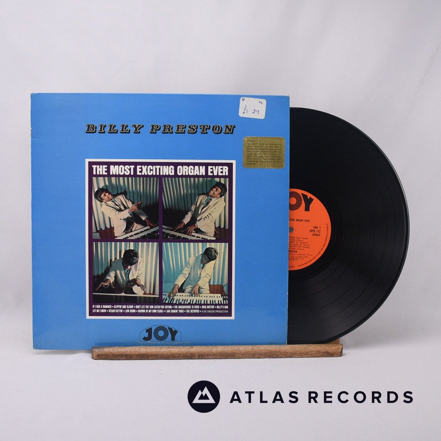 Billy Preston The Most Exciting Organ Ever LP Vinyl Record - Front Cover & Record