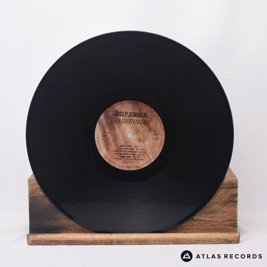 Billy Squier - Enough Is Enough - LP Vinyl Record - VG+/EX