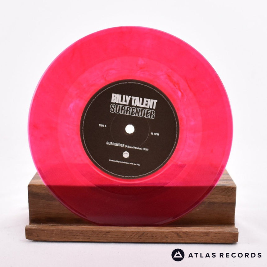Billy Talent - Surrender - Magenta Transparent 7" Vinyl Record - NM/EX