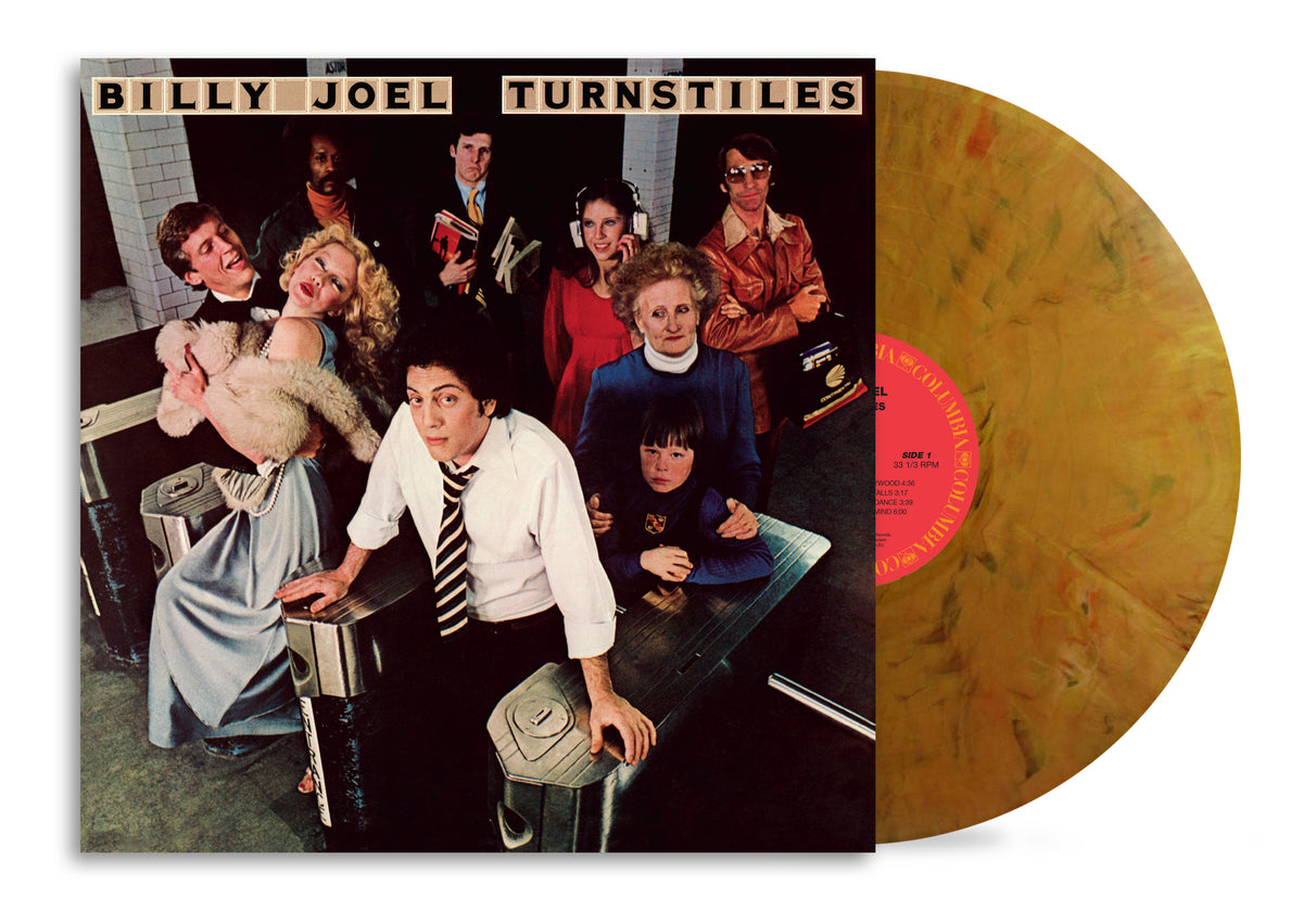 Billy Joel - Turnstiles - Subway Token Gold LP Vinyl Record