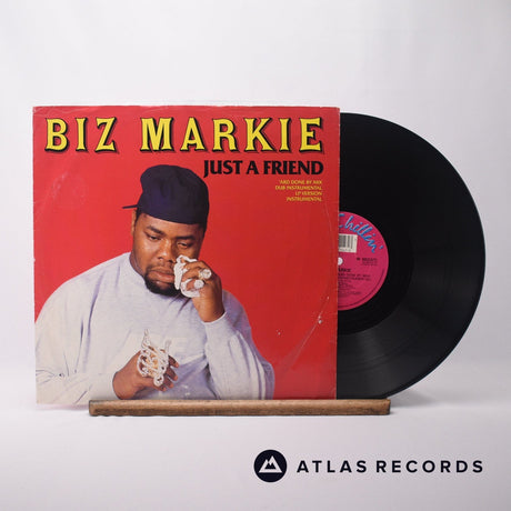 Biz Markie Just A Friend 12" Vinyl Record - Front Cover & Record