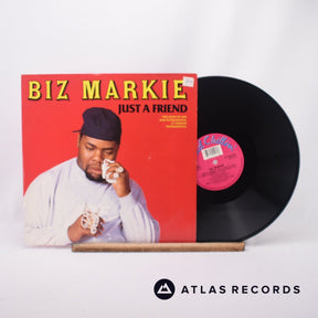 Biz Markie Just A Friend 12" Vinyl Record - Front Cover & Record