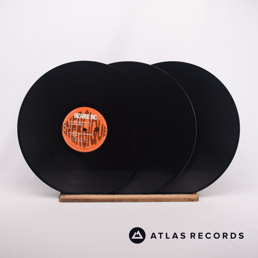 Bizarre Inc - Energique - 2 x LP + 12" Vinyl Record - EX/VG+
