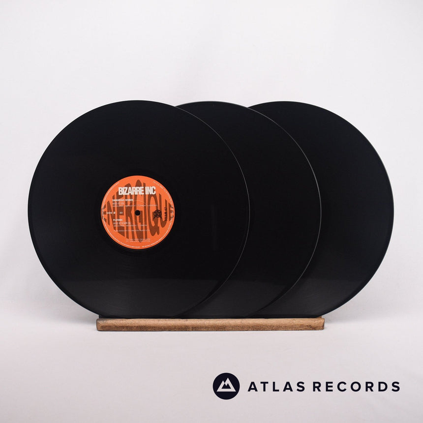 Bizarre Inc - Energique - 2 x LP + 12" Vinyl Record - EX/VG+