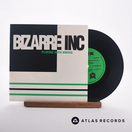 Bizarre Inc Playing With Knives 7" Vinyl Record - Front Cover & Record