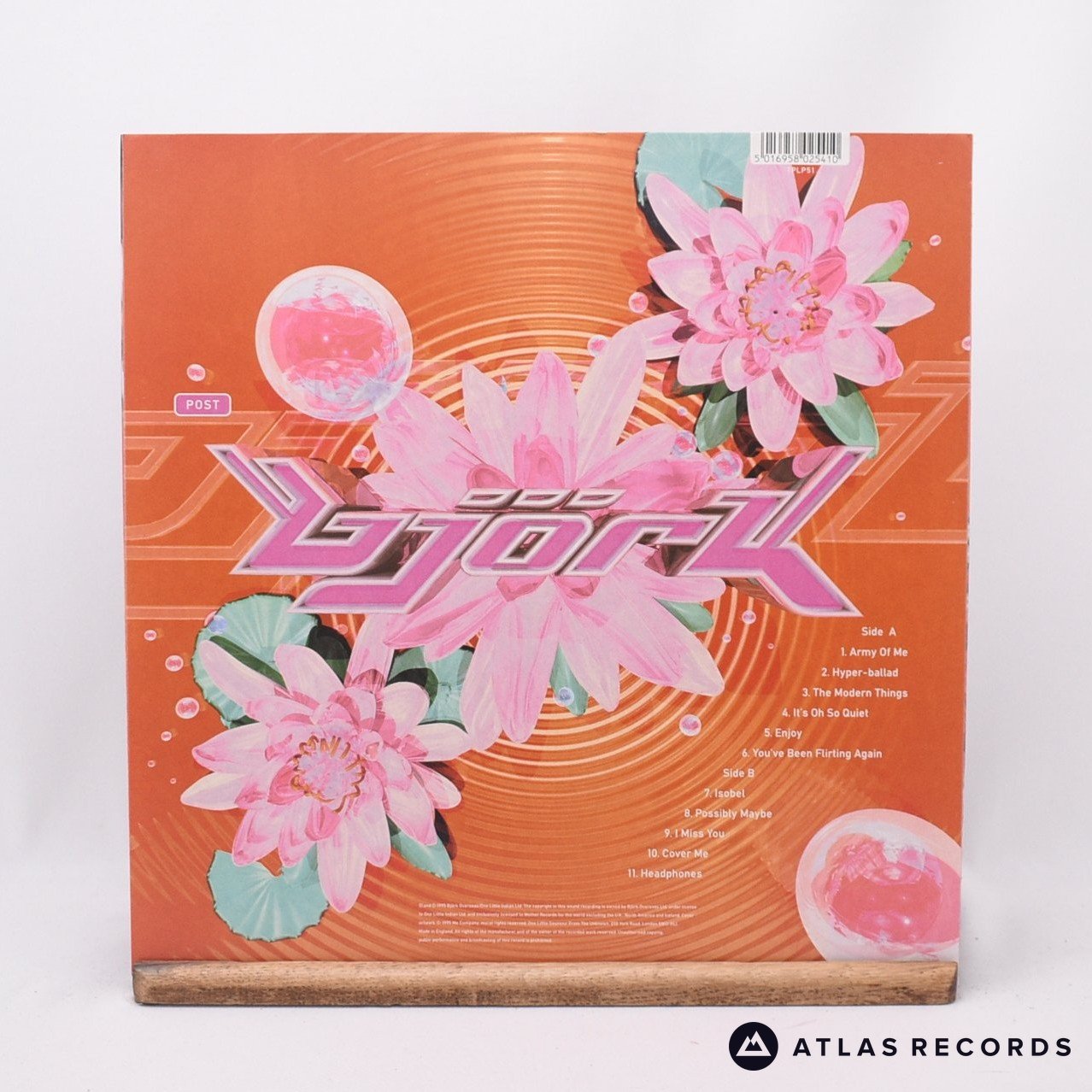 Björk Post LP Vinyl Record EX/EX – Atlas Records