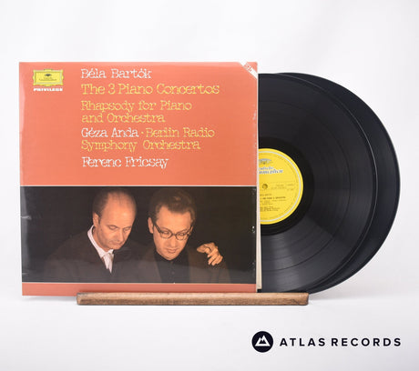 Béla Bartók Die 3 Klavierkonzerte = The 3 Piano Concertos Double LP Vinyl Record - Front Cover & Record